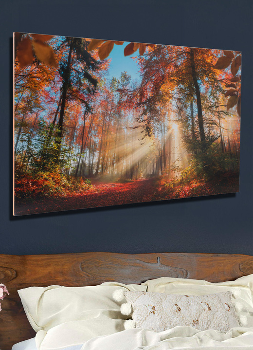 Landschaft - Hochwertige Kunstdruckreproduktion, in Farbe BUNT Ansicht 1