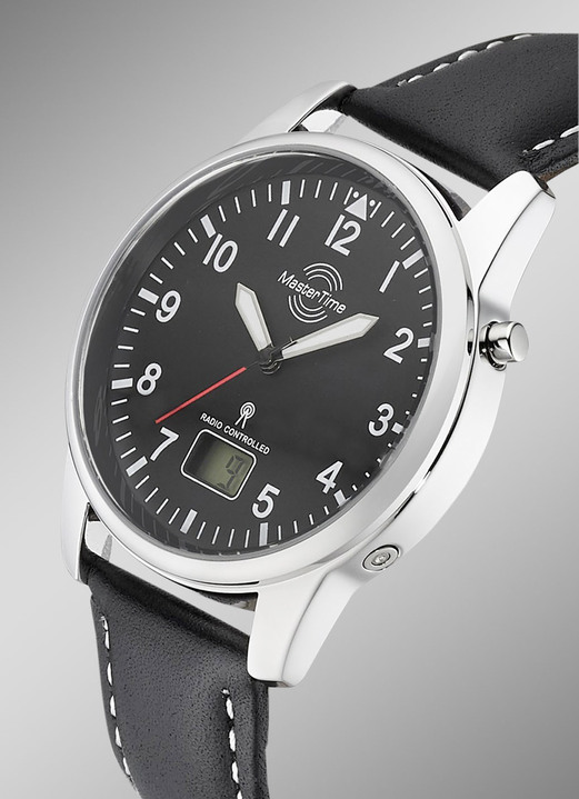 Funkuhren/Solaruhren - Master Time Sportliche Herren Funkuhr Ansicht 2 Funkuhren/Solaruhren - Master Time Sportliche Herren Funkuhr, in Farbe  Ansicht 2