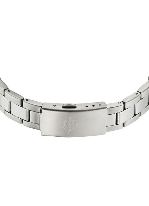 Stahlband / Metallband - Klassische Damenuhr mit Funkuhrwerk, in Farbe  Ansicht 6