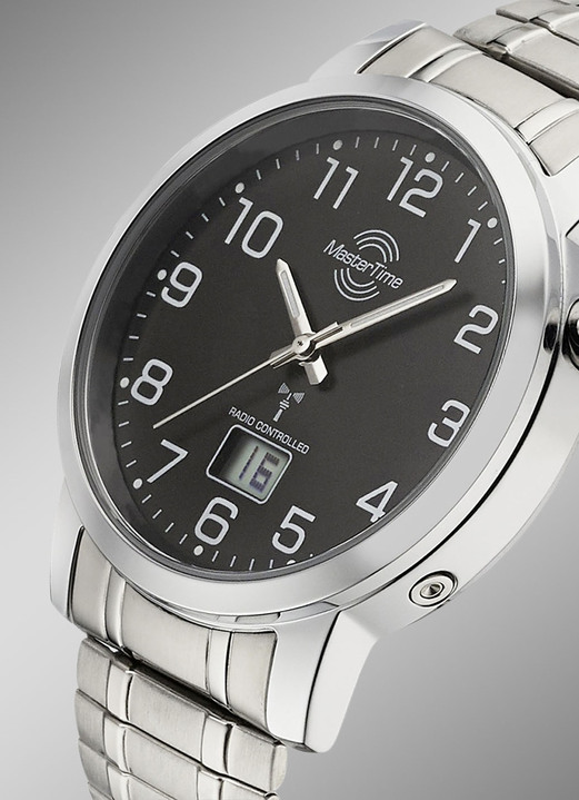 Funkuhren/Solaruhren - Master Time Funk-Herrenuhr Ansicht 2 Funkuhren/Solaruhren - Master Time Funk-Herrenuhr, in Farbe  Ansicht 2