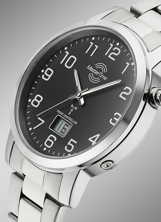 Master Time - Funkuhr für Herren Ansicht 2 Master Time - Funkuhr für Herren, in Farbe  Ansicht 2