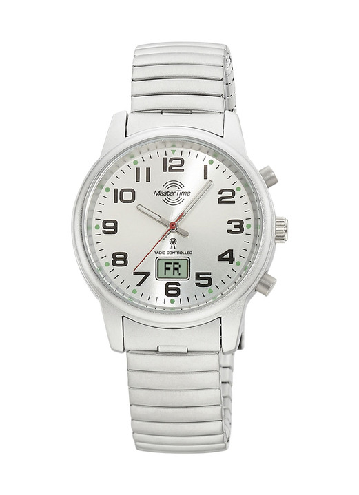 Zugband - Master Time Funk-Damenuhr mit Edelstahlzugband Ansicht 4 Zugband - Master Time Funk-Damenuhr mit Edelstahlzugband, in Farbe  Ansicht 4