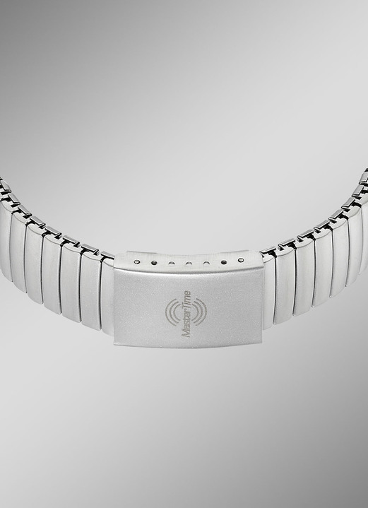 Zugband - Master Time Funk-Damenuhr mit Edelstahlzugband Ansicht 3 Zugband - Master Time Funk-Damenuhr mit Edelstahlzugband, in Farbe  Ansicht 3
