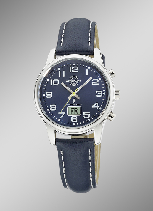 - Master Time Funk-Damenuhr mit Lederarmband, in Farbe  Ansicht 1