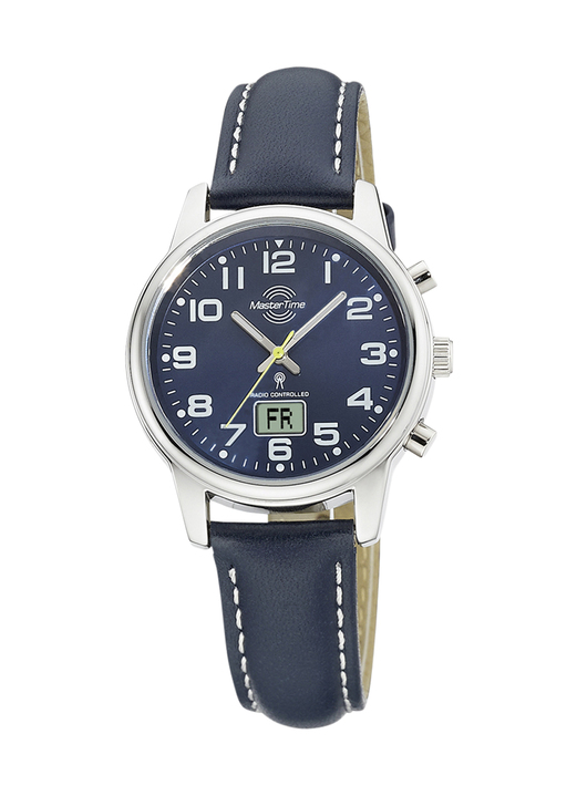 Lederband - Master Time Funk-Damenuhr mit Lederarmband, in Farbe  Ansicht 4