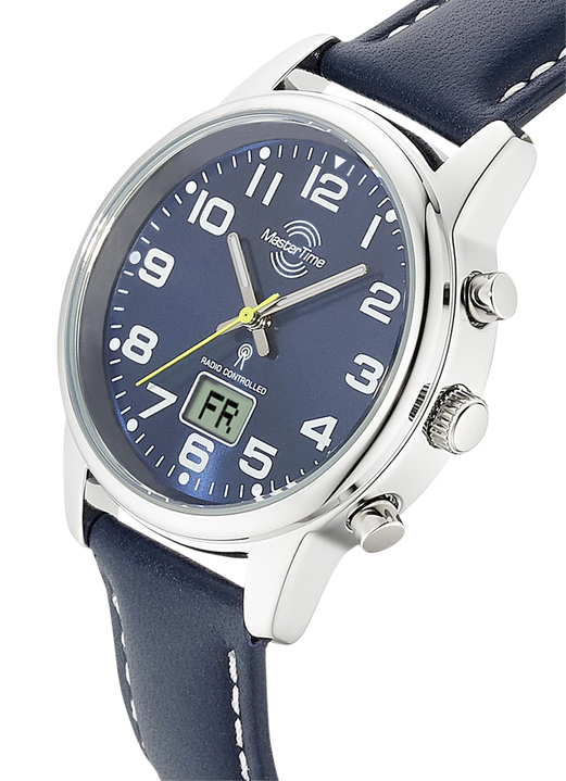 Lederband - Master Time Funk-Damenuhr mit Lederarmband, in Farbe  Ansicht 5