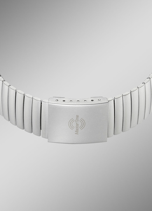- Master Time Funk-Herrenuhr mit Edelstahlzugband, in Farbe  Ansicht 3