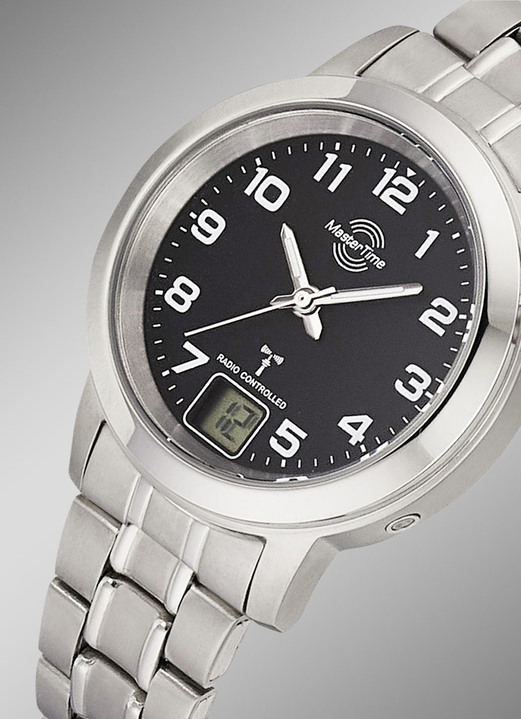 Titanband - Master Time Funk-Damenuhr aus Titan, in Farbe  Ansicht 2