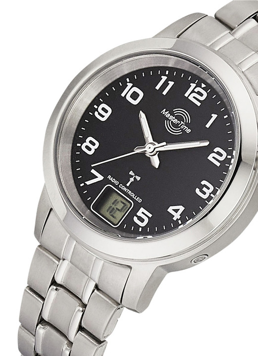 Titanband - Master Time Funk-Damenuhr aus Titan, in Farbe  Ansicht 5