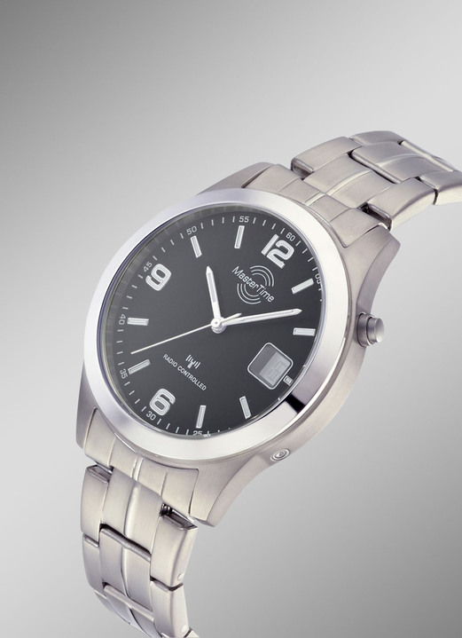 Funkuhren/Solaruhren - Funk-Herrenuhr aus Titan Ansicht 2 Funkuhren/Solaruhren - Funk-Herrenuhr aus Titan, in Farbe  Ansicht 2