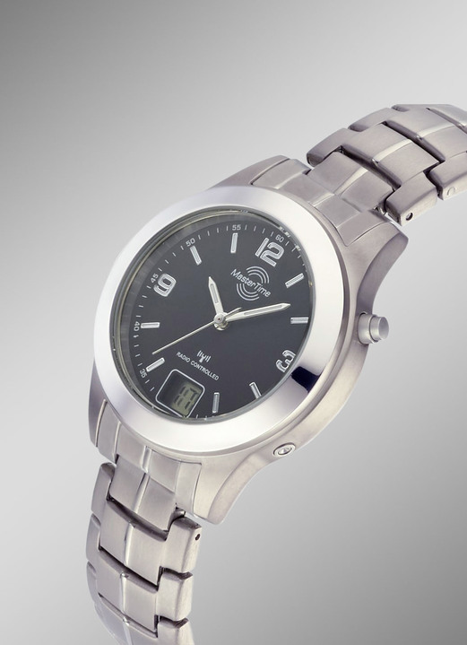 Titanband - Master Time Funk Damenuhr aus Titan, in Farbe  Ansicht 2