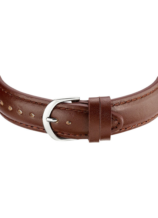 Funkuhren/Solaruhren - Funk-Herrenuhr mit Lederband und sprechender Zeitansage Ansicht 6 Funkuhren/Solaruhren - Funk-Herrenuhr mit Lederband und sprechender Zeitansage, in Farbe  Ansicht 6