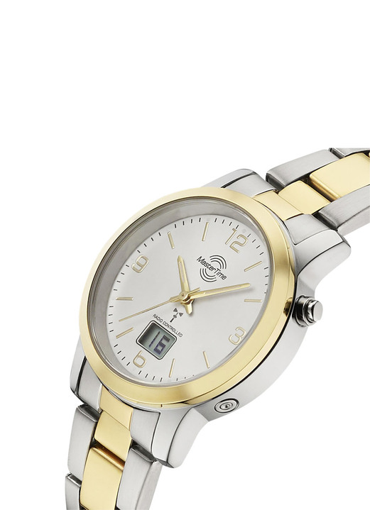 Stahlband / Metallband - Master Time Funkuhr für Damen Ansicht 5 Stahlband / Metallband - Master Time Funkuhr für Damen, in Farbe  Ansicht 5