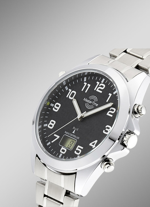 Funkuhren/Solaruhren - Master Time Funk-Herrenuhr, in Farbe  Ansicht 2