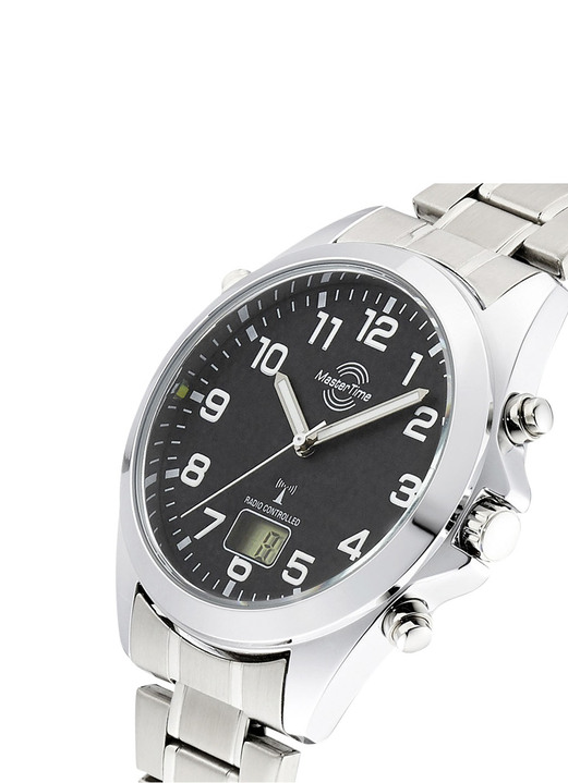 Funkuhren/Solaruhren - Master Time Funk-Herrenuhr, in Farbe  Ansicht 5