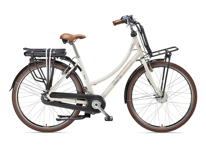 Akku-Zweiräder - Kultiges 28“ E-City-Retro-Bike von Telefunken, in Farbe CREME Ansicht 1