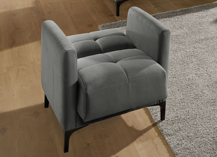 Polstergruppen - Polstermöbel mit Stauraum und Liegefunktion, in Farbe BRAUN, in Ausführung Dreisitzer mit Bettfunktion Ansicht 14