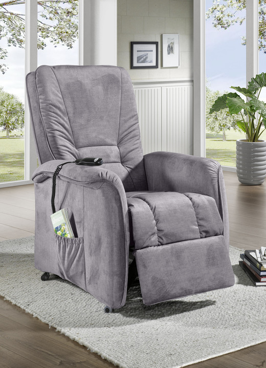 TV-Sessel / Relax-Sessel - Gemütlicher TV-Sessel, in Farbe BEIGE, in Ausführung TV-Sessel, mechanisch Ansicht 5