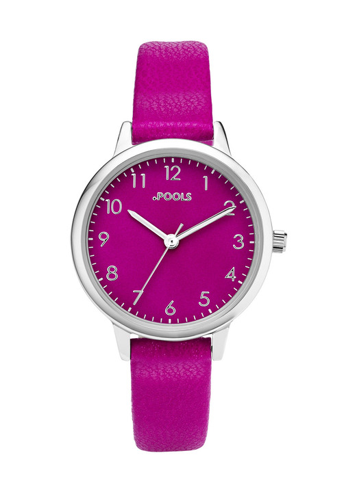 Kunstlederband - Quartz-Damenuhr Ansicht 2 Kunstlederband - Quartz-Damenuhr, in Farbe  Ansicht 2