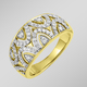 Ringe - Eleganter Damenring mit Brillanten – Ansicht 1 Ringe - Eleganter Damenring mit Brillanten, in Größe 160 bis 220, in Farbe  – Ansicht 1