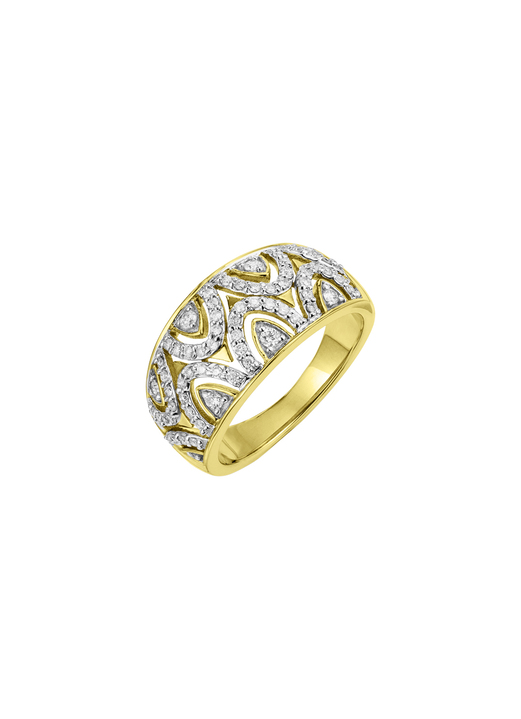 Ringe - Eleganter Damenring mit Brillanten Ansicht 2 Ringe - Eleganter Damenring mit Brillanten, in Größe 160 bis 220, in Farbe  Ansicht 2