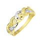 Ringe - Diamantierter Damenring in Bicolor – Ansicht 2 Ringe - Diamantierter Damenring in Bicolor, in Größe 160 bis 220, in Farbe  – Ansicht 2
