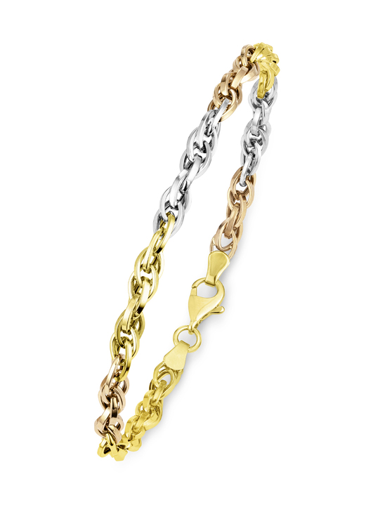 - Armband in Tricolor mit Karabiner, in Farbe  Ansicht 2