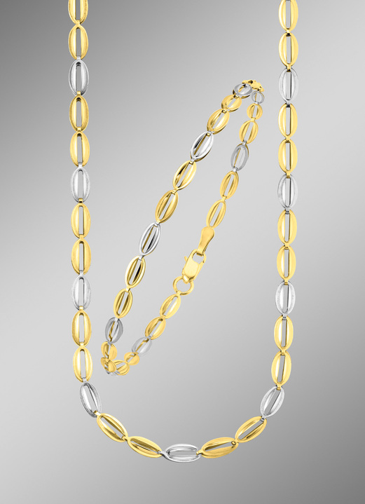 - Durchbrochene Garnitur in Bicolor, in Farbe , in Ausführung Armband Ansicht 3