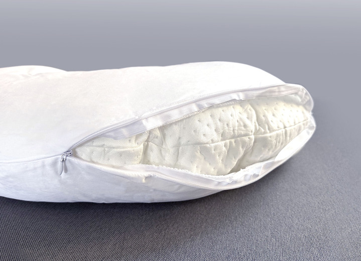 Bettwaren - Kissenbezug für Dreamolino Swan Pillow Ganzkörperkissen, in Farbe WEISS