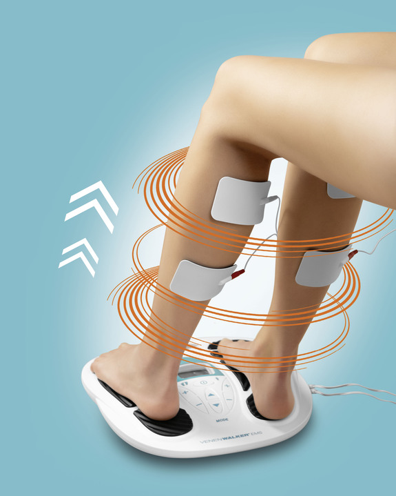 Medizinische Geräte & Technik  - Durchblutungs-Stimulator EMS, in Farbe WEISS-SCHWARZ Ansicht 3