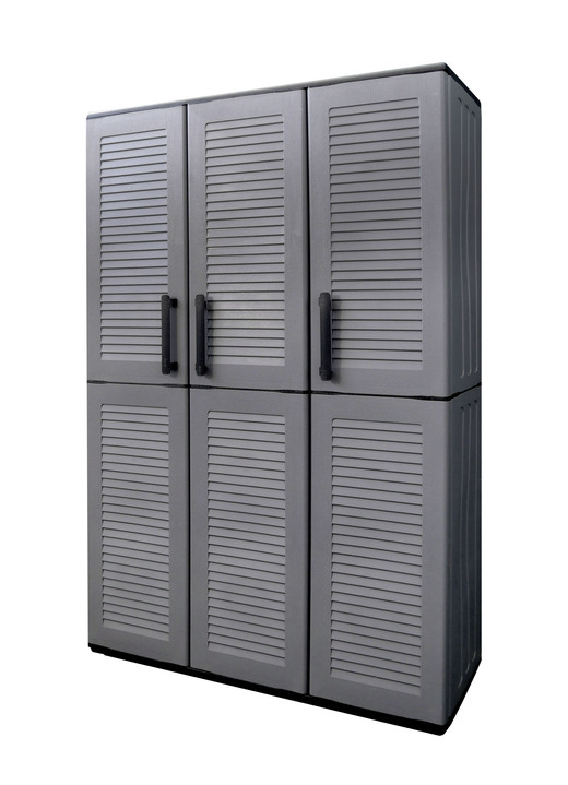 Gartenmöbel -  Gartenschrank, in Farbe GRAU, in Ausführung Gartenschrank, klein Ansicht 5