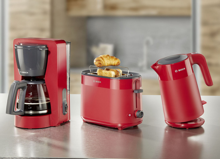 Küchengeräte-Serien - Bosch Frühstücksserie My Moment im kompakten Design, in Farbe ROT, in Ausführung Toaster Ansicht 1