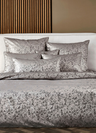 Bettwäschegarnituren - Superangenehme, hochwertige Bettwäsche-Garnitur, in Größe 112 (80/80 cm + 135/200 cm) bis 122 (Kissenbezug, 40/ 40 cm), in Farbe GRAU-GOLD – Farbe GRAU-GOLD – Ansicht 