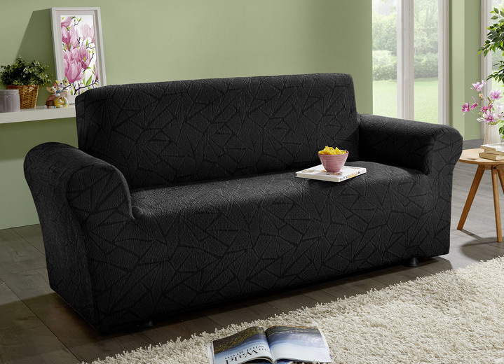 Sessel- & Sofaüberwürfe - Stretchbezüge mit optimaler Passform Ansicht 6 Sessel- & Sofaüberwürfe - Stretchbezüge mit optimaler Passform, in Größe 101 (Sesselbezug) bis 106 (Stuhlbezug), in Farbe BEIGE Ansicht 6