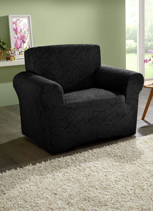 Sessel- & Sofaüberwürfe - Stretchbezüge mit optimaler Passform Ansicht 5 Sessel- & Sofaüberwürfe - Stretchbezüge mit optimaler Passform, in Größe 101 (Sesselbezug) bis 106 (Stuhlbezug), in Farbe BEIGE Ansicht 5