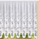 Klassisch - Blumenfenster-Store – Farbe WEISS – Ansicht 1 Klassisch - Blumenfenster-Store, in Größe 136 (H105xB300 cm) bis 174 (H160xB600 cm), in Farbe WEISS – Farbe WEISS – Ansicht 1
