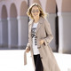 Lang - Funktions-Trenchcoat mit Gürtel. – Farbe BEIGE – Ansicht 2 Lang - Funktions-Trenchcoat mit Gürtel., in Größe 034 bis 052, in Farbe BEIGE – Farbe BEIGE – Ansicht 2