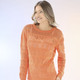 Basics - Pullover in Mustermix, in Größe L(44/46) bis XS(32/34), in Farbe MANDARINE – Farbe MANDARINE – Ansicht 1