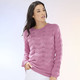 Basics - Pullover im Mustermix, in Größe L(44/46) bis XS(32/34), in Farbe ROSA – Farbe ROSA – Ansicht 2
