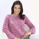 Basics - Pullover im Mustermix, in Größe L(44/46) bis XS(32/34), in Farbe ROSA – Farbe ROSA – Ansicht 1