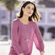 Basics - Pullover mit dezentem Glanz, in Größe L(44/46) bis XXL(52/54), in Farbe ROSÉ – Farbe ROSÉ – Ansicht 1
