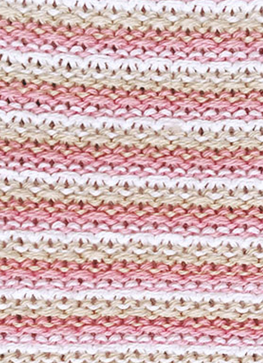3/4-Arm - Pullover in Ringeldessin Ansicht 3 3/4-Arm - Pullover in Ringeldessin, in Größe 036 bis 052, in Farbe BEIGE-WEISS-ROSÉ Ansicht 3