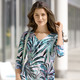 Pullover & Strickmode - Pullover in Feinstrick – Farbe ECRU-MINT-MULTICOLOR – Ansicht 2 Pullover & Strickmode - Pullover in Feinstrick, in Größe L(44/46) bis XXL(52/54), in Farbe ECRU-MINT-MULTICOLOR – Farbe ECRU-MINT-MULTICOLOR – Ansicht 2
