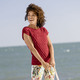 Basics - Pulli in Mustermix – Farbe KIRSCHROT – Ansicht 1 Basics - Pulli in Mustermix, in Größe L(44/46) bis XS(32/34), in Farbe KIRSCHROT – Farbe KIRSCHROT – Ansicht 1
