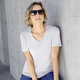 Damenmode - Shirt mit hohem Tragekomfort in 10 Farben – Farbe POLARGRAU Damenmode - Shirt mit hohem Tragekomfort in 10 Farben, in Größe 034 bis 052, in Farbe HELLBLAU