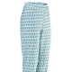 Hosen - Caprihose in bequemer Schlupfform – Farbe TÜRKIS-ECRU – Ansicht 1 Hosen - Caprihose in bequemer Schlupfform, in Größe 036 bis 052, in Farbe TÜRKIS-ECRU – Farbe TÜRKIS-ECRU – Ansicht 1