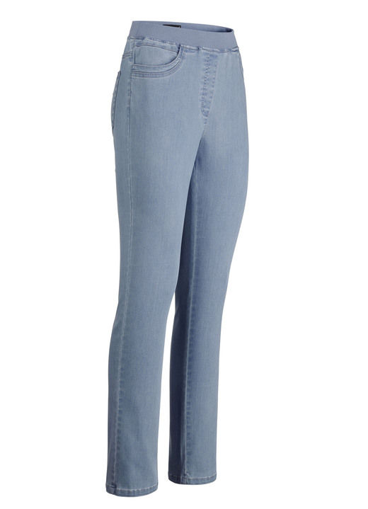 Hosen in Schlupfform - Jeans in Schlupfform, in Größe 018 bis 052, in Farbe HELLBLAU Ansicht 1