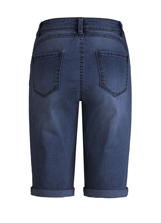 Hosen - Bermudas mit Push-up-Effekt, in Größe 034 bis 052, in Farbe HELLBLAU Ansicht 10