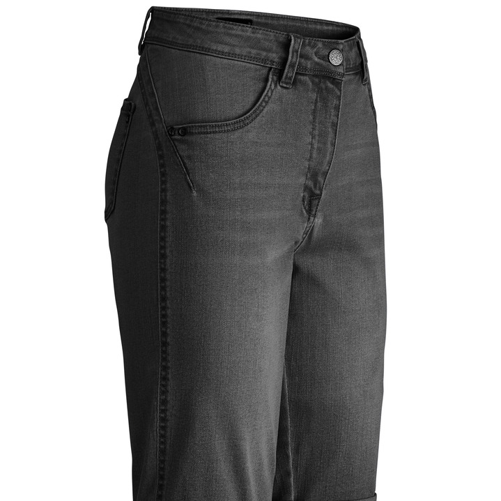 Hosen - Bermudas mit Push-up-Effekt, in Größe 034 bis 052, in Farbe HELLBLAU Ansicht 5