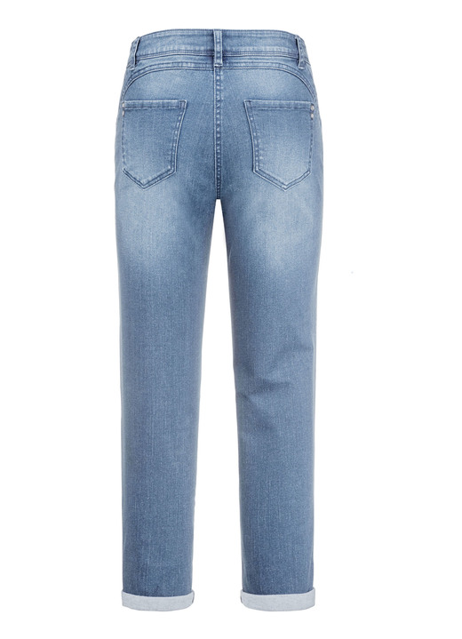 Hosen mit Knopf- und Reißverschluss - Jeans mit Push-up-Effekt Ansicht 11 Hosen mit Knopf- und Reißverschluss - Jeans mit Push-up-Effekt, in Größe 017 bis 052, in Farbe SCHWARZ Ansicht 11